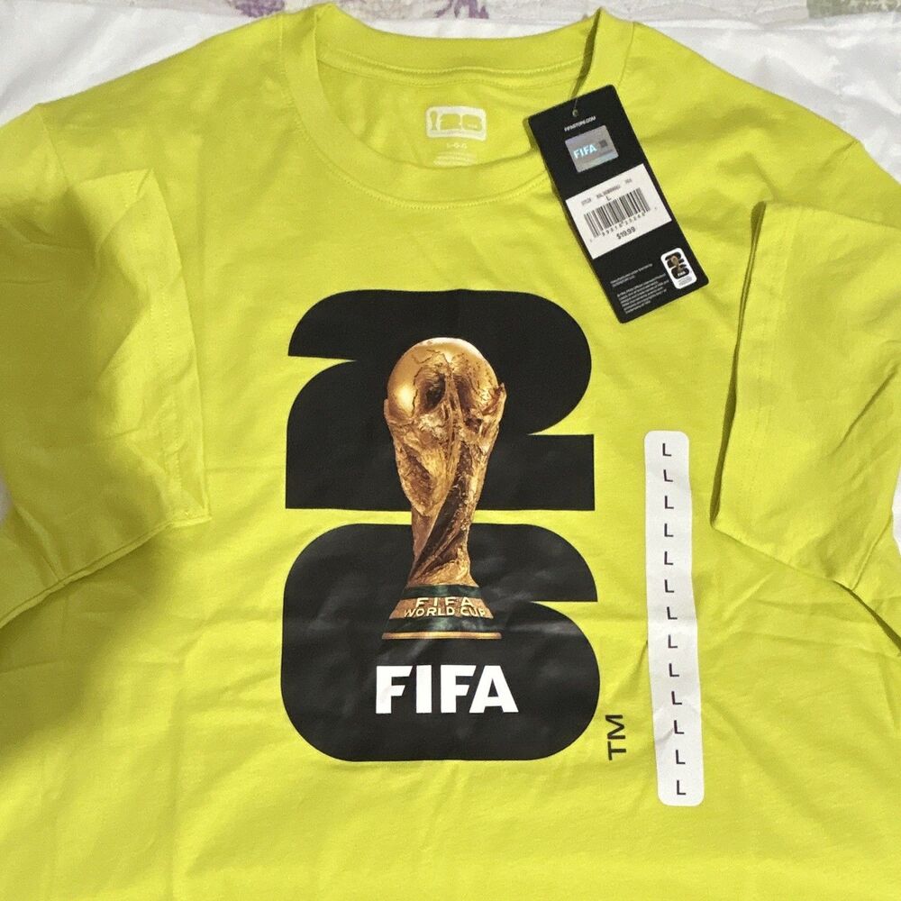 FIFA Officially Licensed Soccer Shirt T-Shirt Yellow/Black Size L